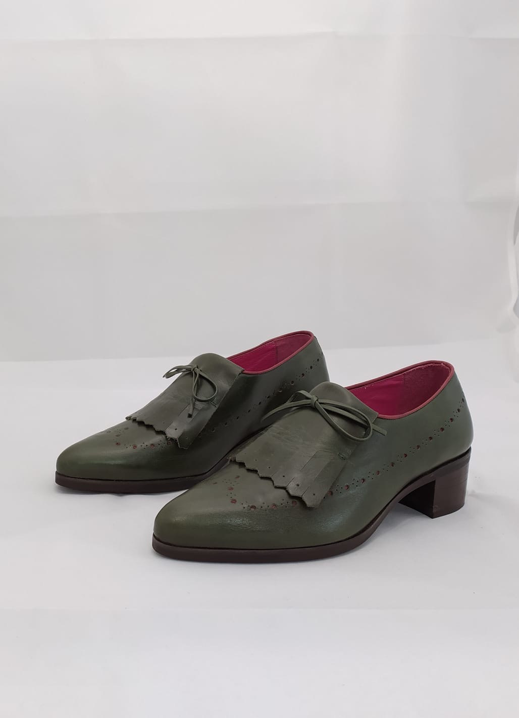 Zapato verde Vitelo - Iglesias